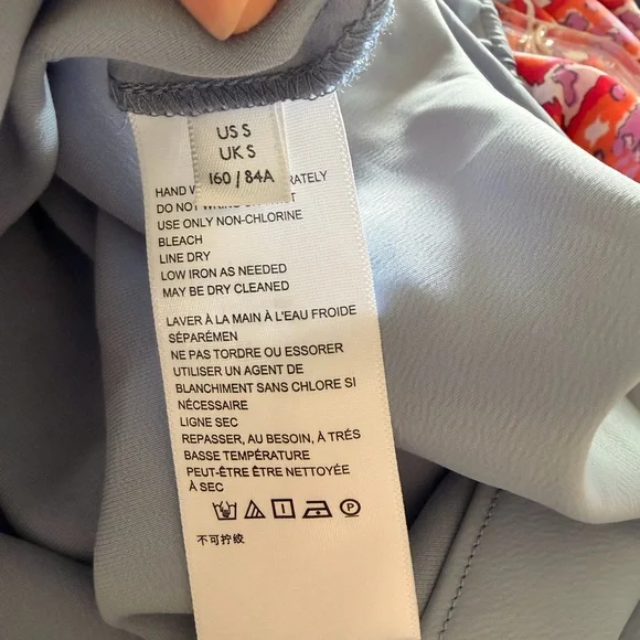 Urban Outfitters Light Blue Lace-Trim Dress - Size S - Picture 10 of 11